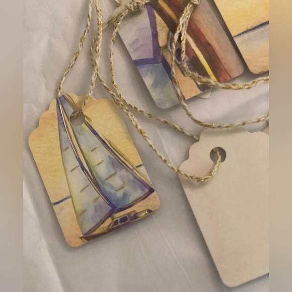 Birthday Card & 6 handcrafted specially designed gift tags along with Envelope - Picture 3 of 16